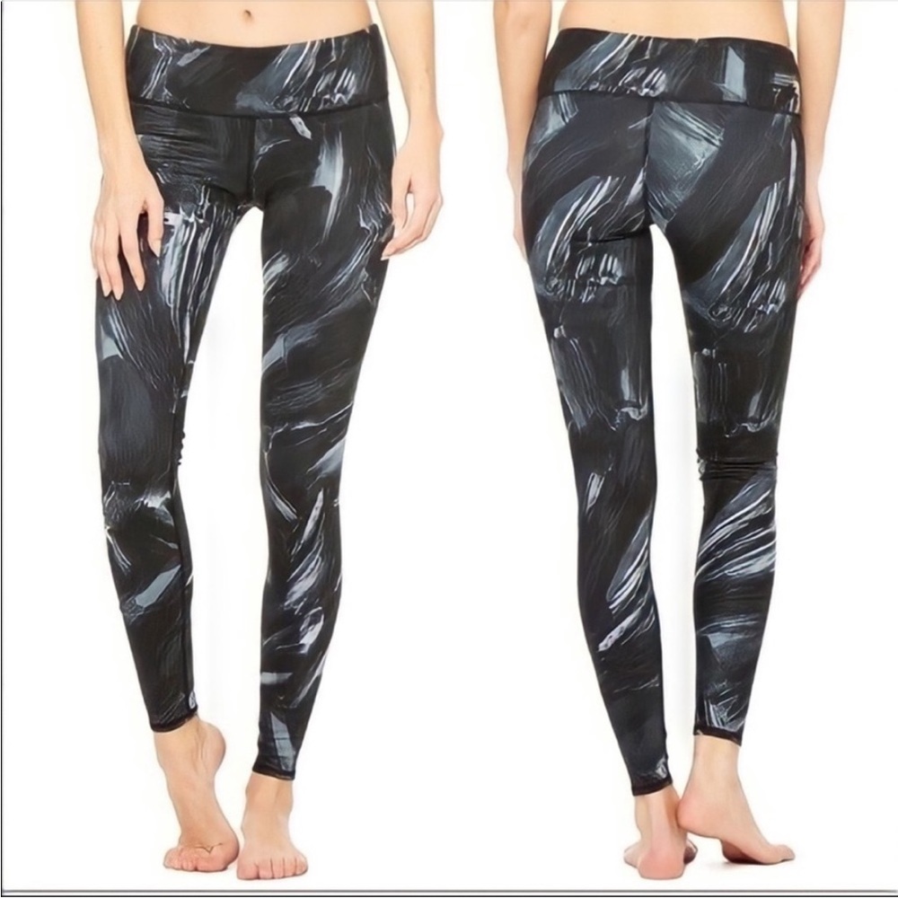 Alo Yoga Airbrush Legging Modernist Black Size XS